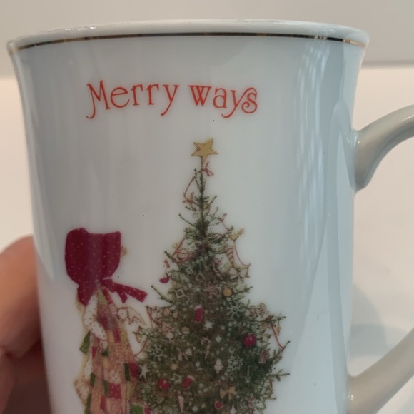 Vintage Holly Hobbie Christmas Mug 1978 Merry Ways Fill Christmas Days Japan - Picture 4 of 8